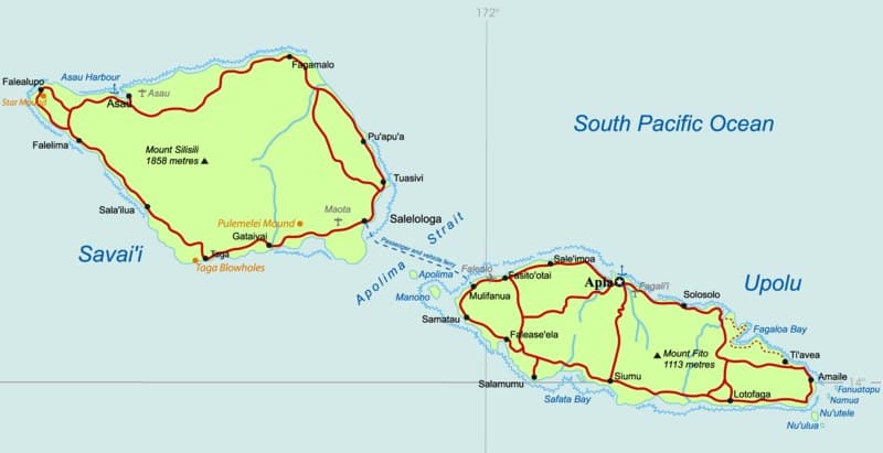 Viaggio in Samoa